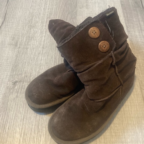 Dark brown sketchers Australia boots - Picture 2 of 4